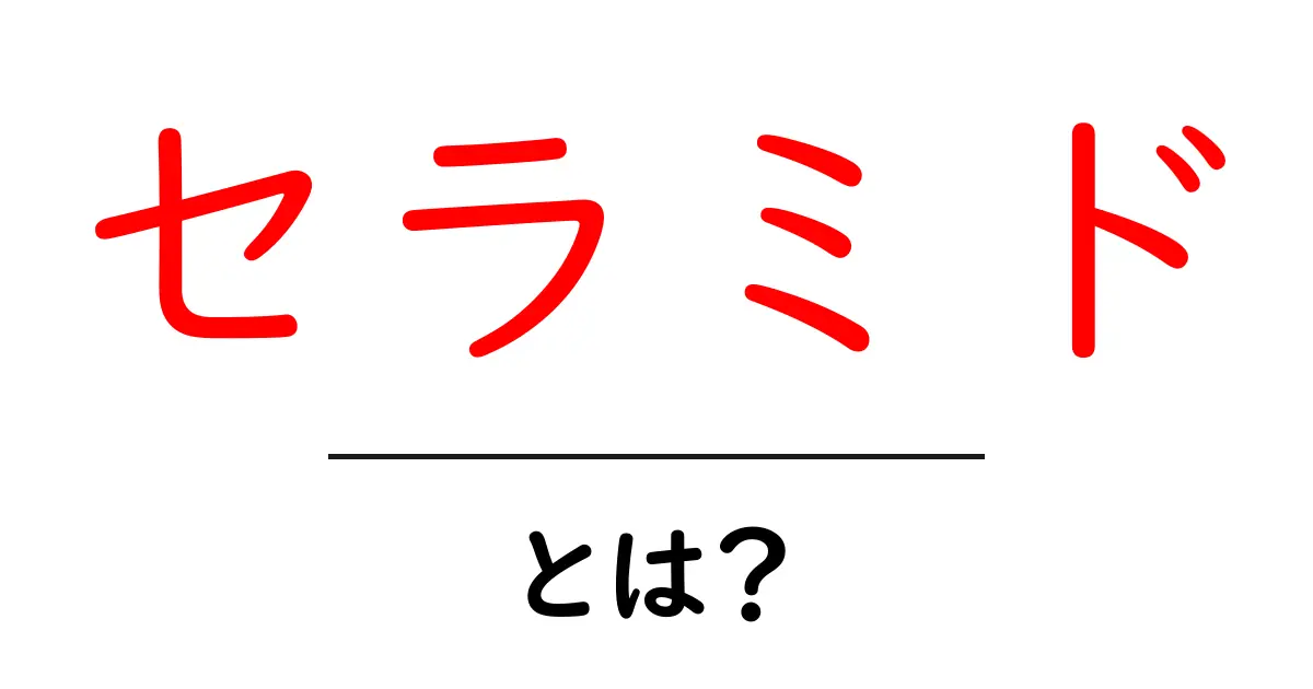 セラミドとは?肌に必要な成分とその効果を解説!共起語・同意語も併せて解説!