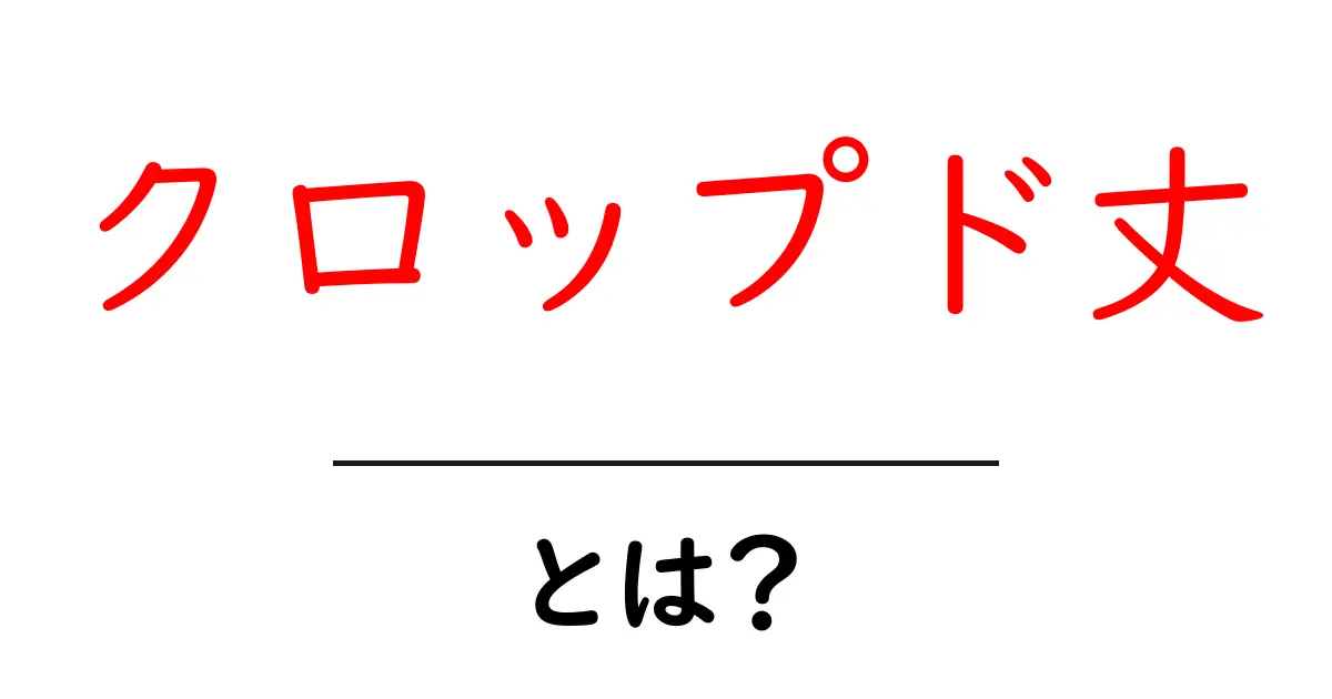 クロップド丈って何?流行のスタイルを徹底解説!共起語・同意語も併せて解説!