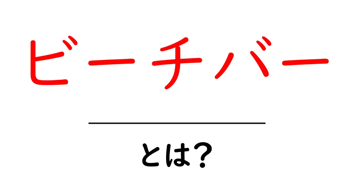 ビーチバーとは?海辺の楽しい飲み場の魅力を徹底解説!共起語・同意語も併せて解説!