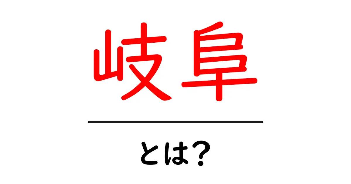 岐阜とは?知られざる魅力と観光スポットを徹底解説!共起語・同意語も併せて解説!