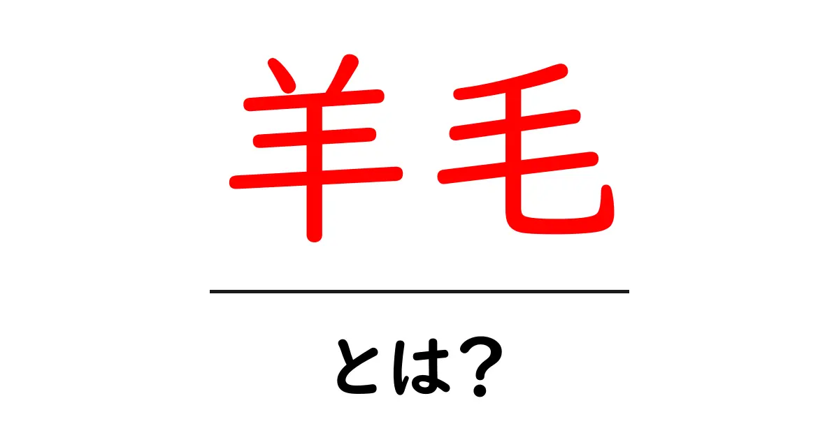 羊毛の魅力とは?知られざる羊毛の特徴と利用法共起語・同意語も併せて解説!