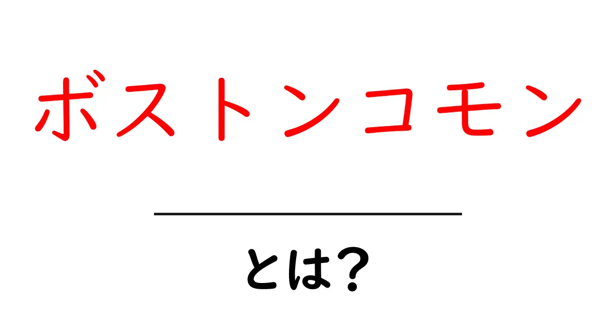 ボストンコモンとは?美しさと歴史が詰まった公園の魅力を探る共起語・同意語も併せて解説!
