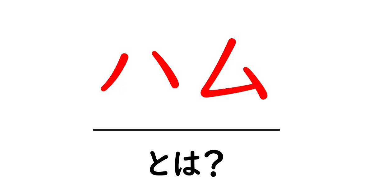 ハムとは?美味しくて便利な食材の全てを解説!共起語・同意語も併せて解説!