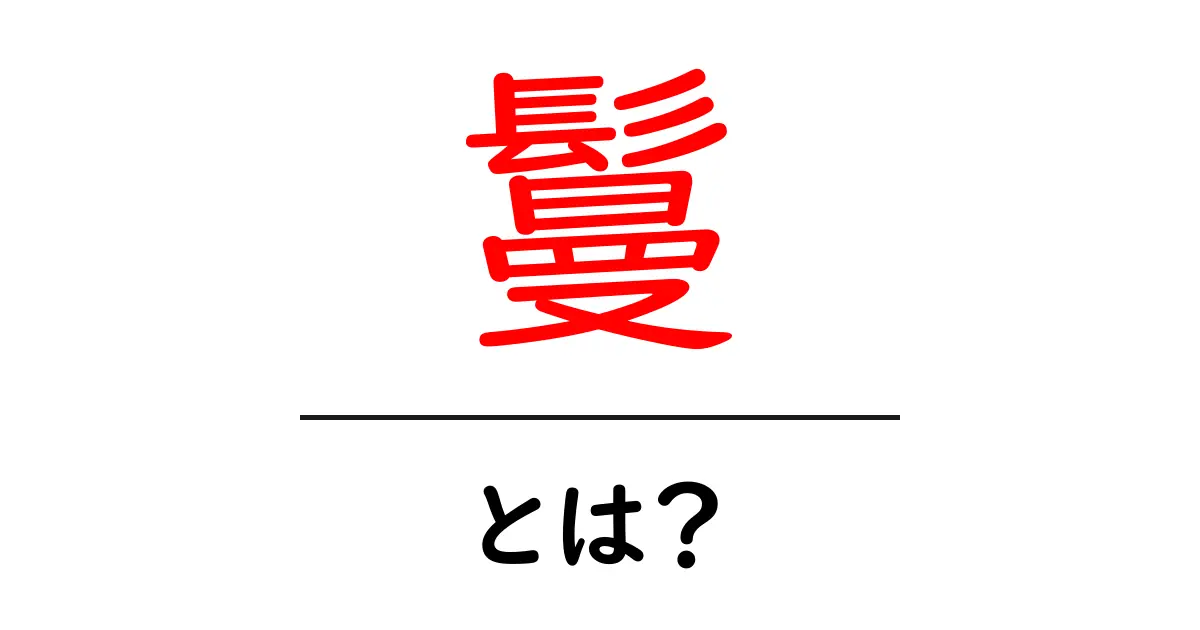 鬘（かつら）とは？意外と知らない使い方や歴史について共起語・同意語も併せて解説！