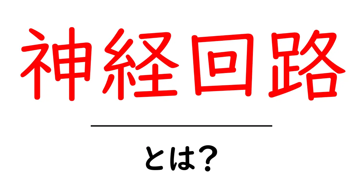 神経回路とは?あなたの脳が働く仕組みを解説!共起語・同意語も併せて解説!