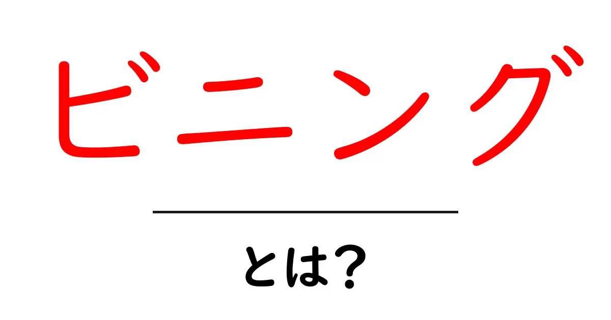 ビニングとは？データの世界での役割をわかりやすく解説！共起語・同意語も併せて解説！