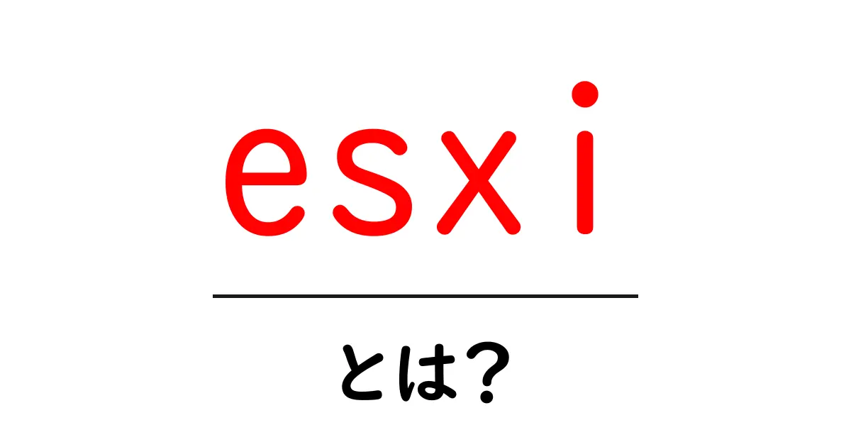 ESXiとは？自宅でサーバーを作る方法を解説！共起語・同意語も併せて解説！