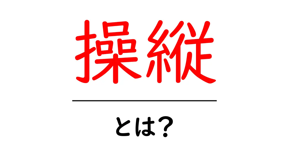 操縦とは? 航空機や船舶の運転技術をわかりやすく解説!共起語・同意語も併せて解説!