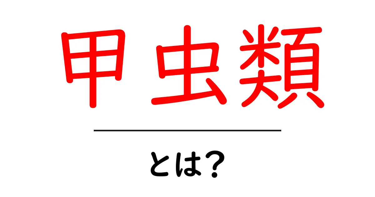 甲虫類とは?驚くべき多様性と面白い生態を紹介!共起語・同意語も併せて解説!