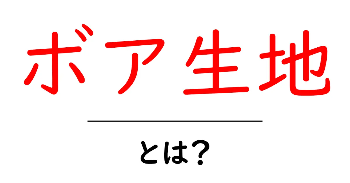 ボア生地の魅力を徹底解説!なぜ人気なのかを知ろう共起語・同意語も併せて解説!