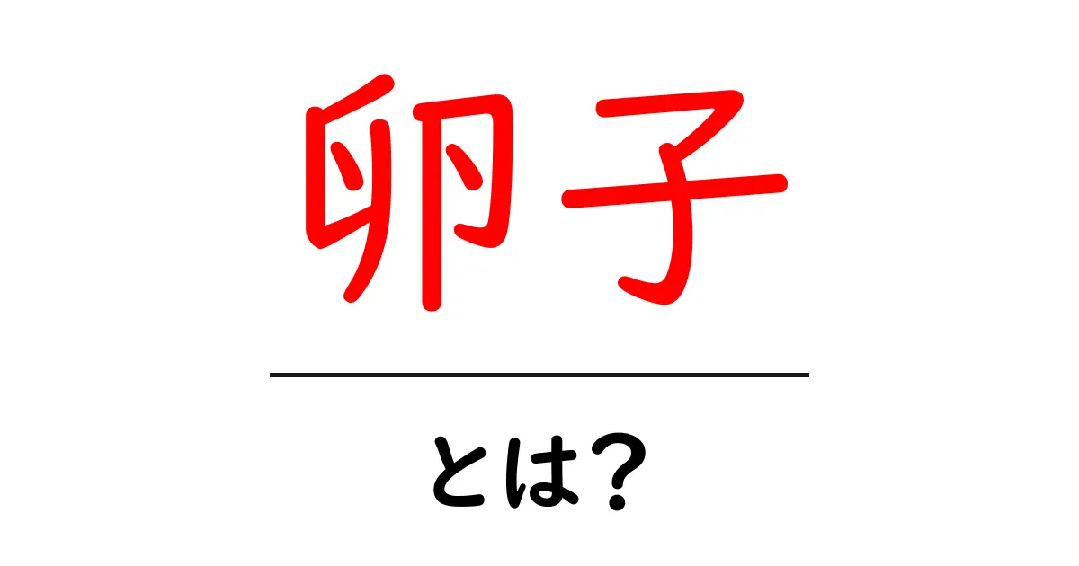 卵子とは?女性の体の中での役割と重要性を理解しよう共起語・同意語も併せて解説!