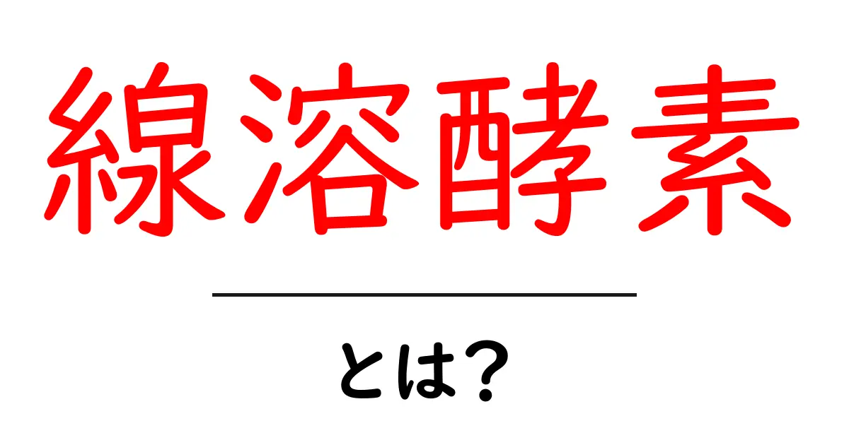 線溶酵素とは?体内の血液をきれいに保つ秘密の酵素を解説共起語・同意語も併せて解説!