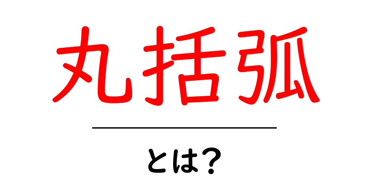 丸括弧とは?意味や使い方をわかりやすく解説!共起語・同意語も併せて解説!
