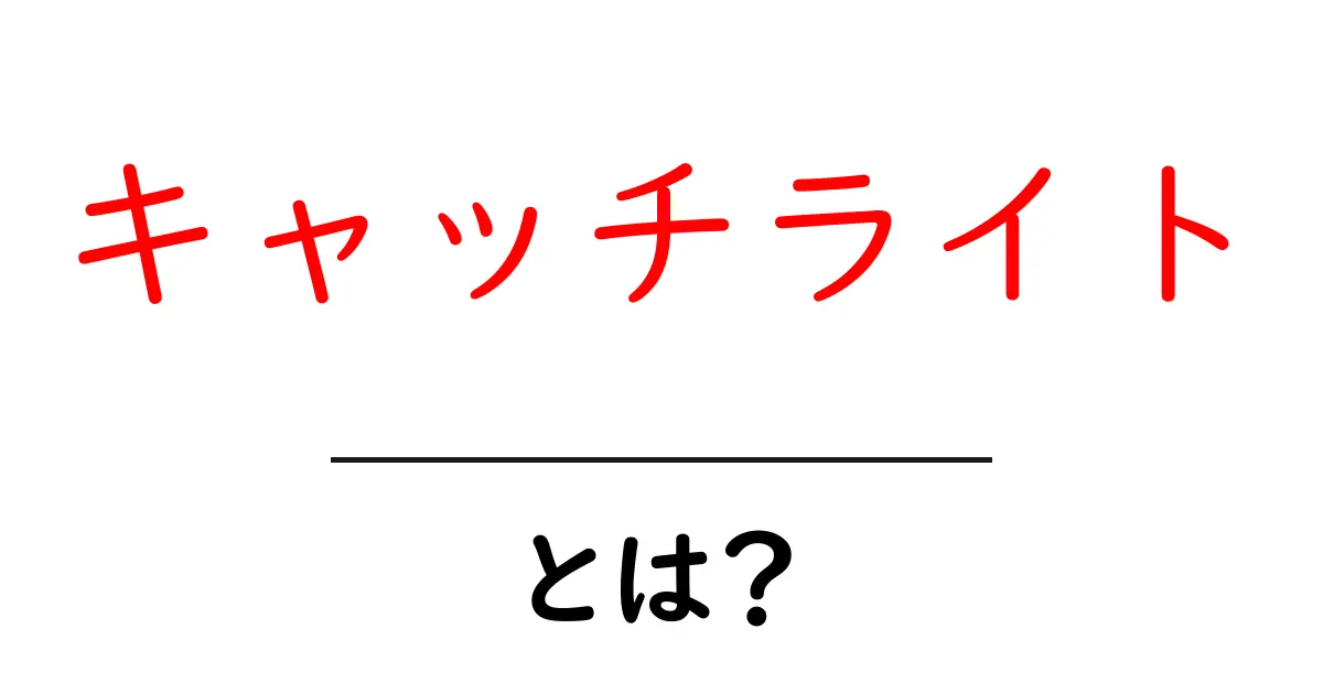キャッチライトとは?写真を魅力的にする秘密のテクニック!共起語・同意語も併せて解説!