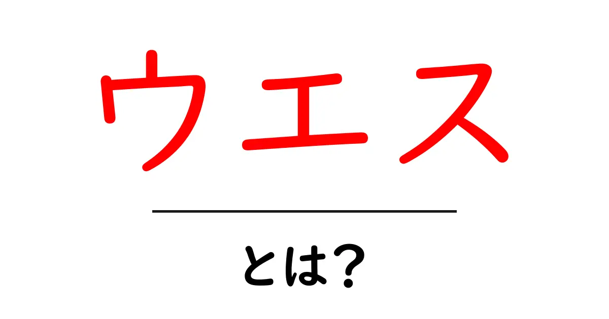 ウエスとは?知られざるウエスの魅力と使い方を解説!共起語・同意語も併せて解説!