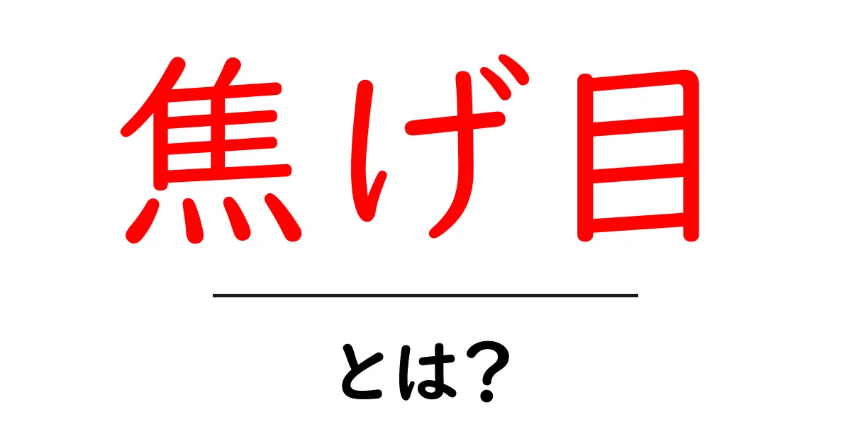 焦げ目とは？料理と焼き物に隠された美味しさの秘密共起語・同意語も併せて解説！