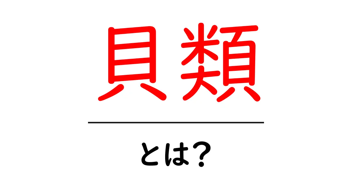 貝類とは?身近な海の生き物の世界を探ろう!共起語・同意語も併せて解説!