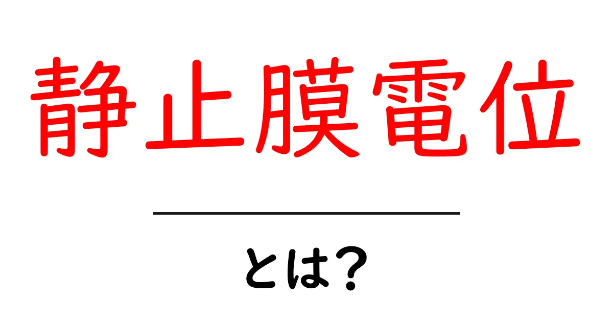 静止膜電位とは?生命の細胞を支える不思議な仕組みを学ぼう!共起語・同意語も併せて解説!
