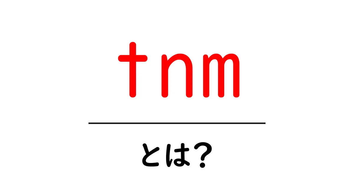 TNM(腫瘍分類)の基本をわかりやすく解説!共起語・同意語も併せて解説!