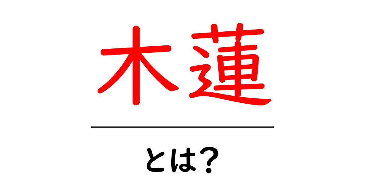 木蓮とは？その美しさや特徴を知ろう！共起語・同意語も併せて解説！