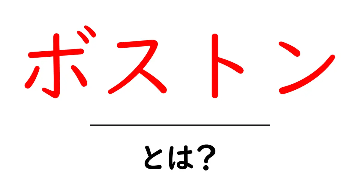 ボストンとは?歴史や文化、観光スポットを徹底解説共起語・同意語も併せて解説!
