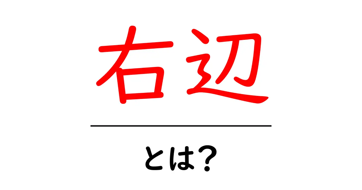 右辺とは?中学生にもわかりやすく解説!共起語・同意語も併せて解説!