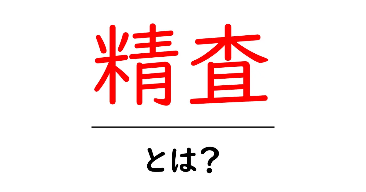 精査とは?情報を正確に分析するための重要なステップ共起語・同意語も併せて解説!