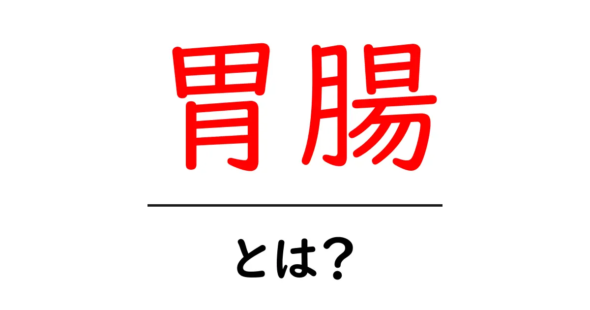 胃腸の役割と健康を保つためのポイントとは?共起語・同意語も併せて解説!