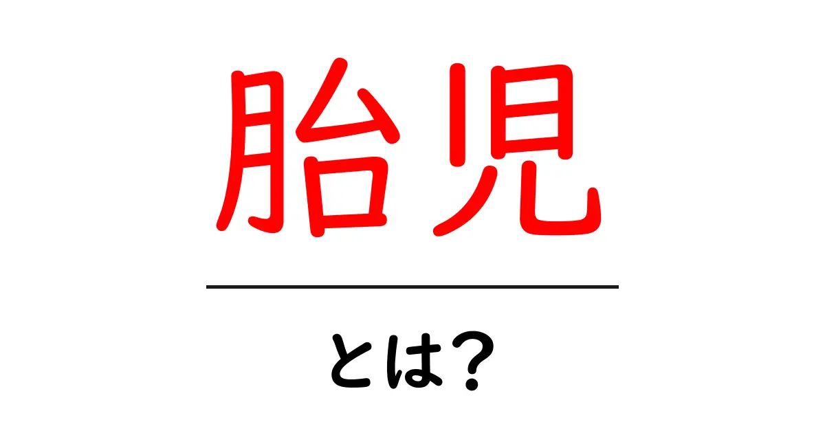 胎児とは?知っておきたい妊娠中の成長過程共起語・同意語も併せて解説!