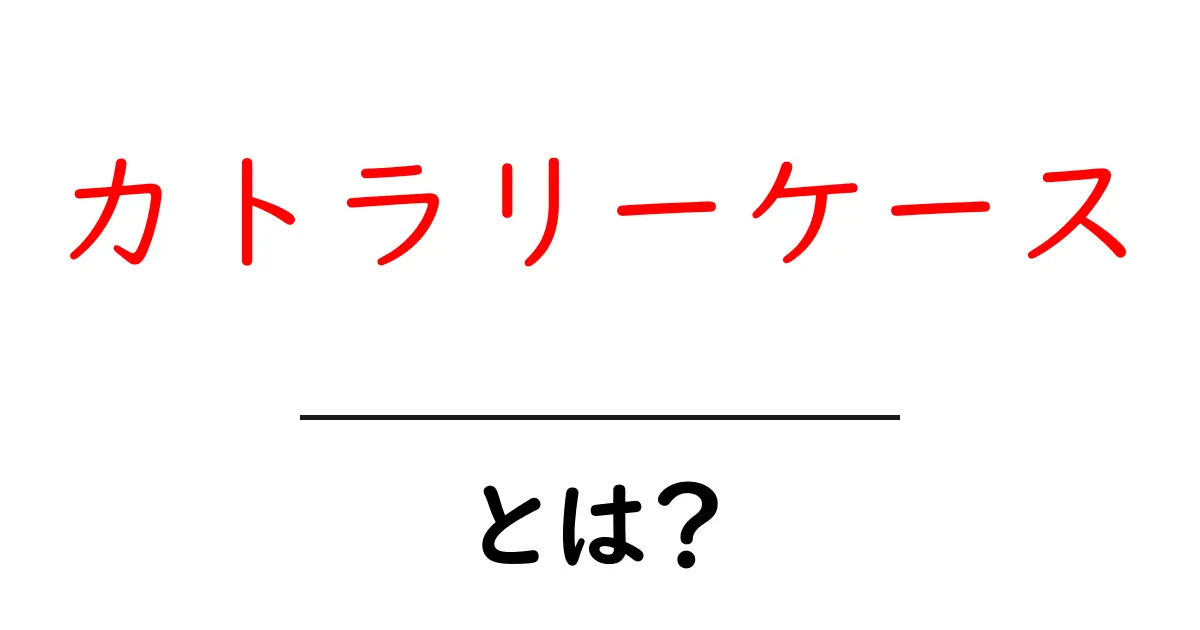 カトラリーケースとは?使い方や選び方について徹底解説!共起語・同意語も併せて解説!