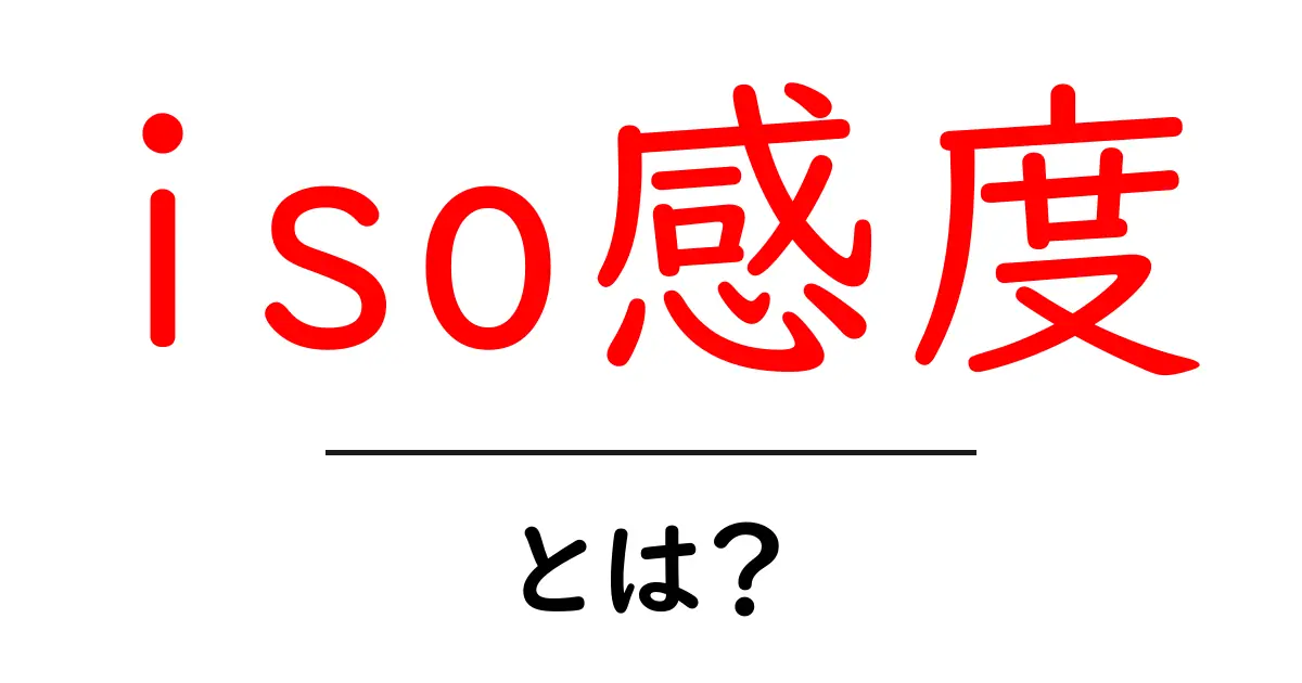 ISO感度とは?カメラの設定を理解して素敵な写真を撮ろう!共起語・同意語も併せて解説!