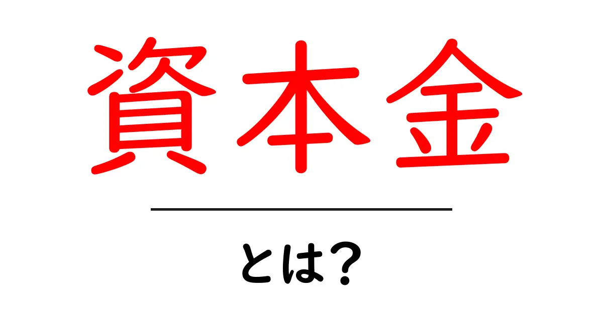 資本金とは？その基本から理解しよう！共起語・同意語も併せて解説！