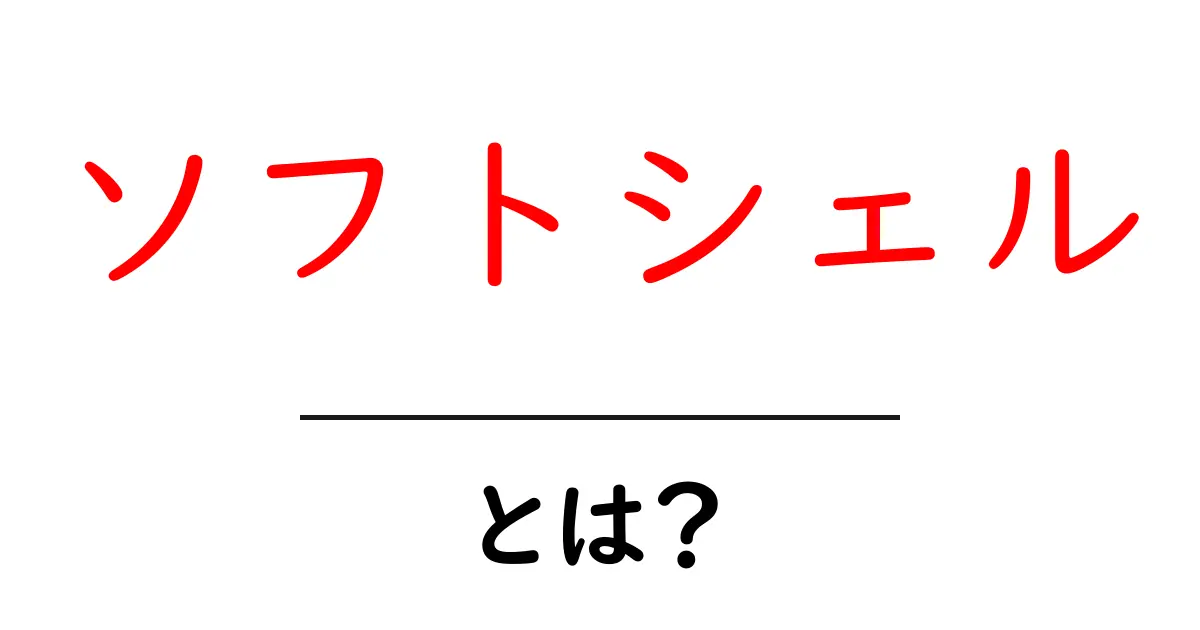 「ソフトシェル」とは？知っておきたい特徴と使い方！共起語・同意語も併せて解説！