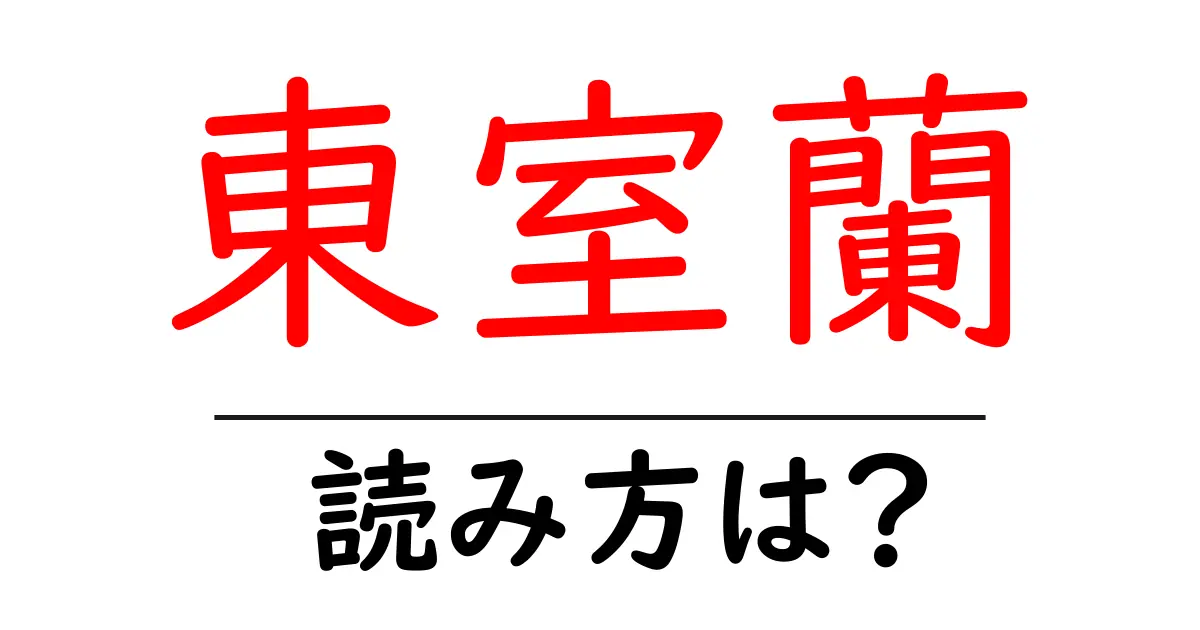 東室蘭駅の読み方は?鉄道の駅名の読み方を解説