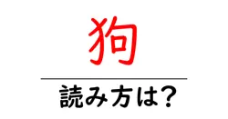 狗の読み方は？難読語の読みと意味を解説
