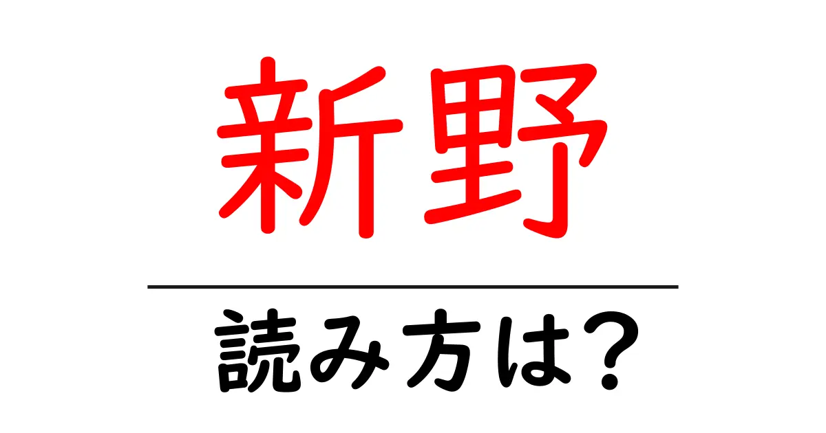 新野駅の読み方は？鉄道の駅名の読み方を解説