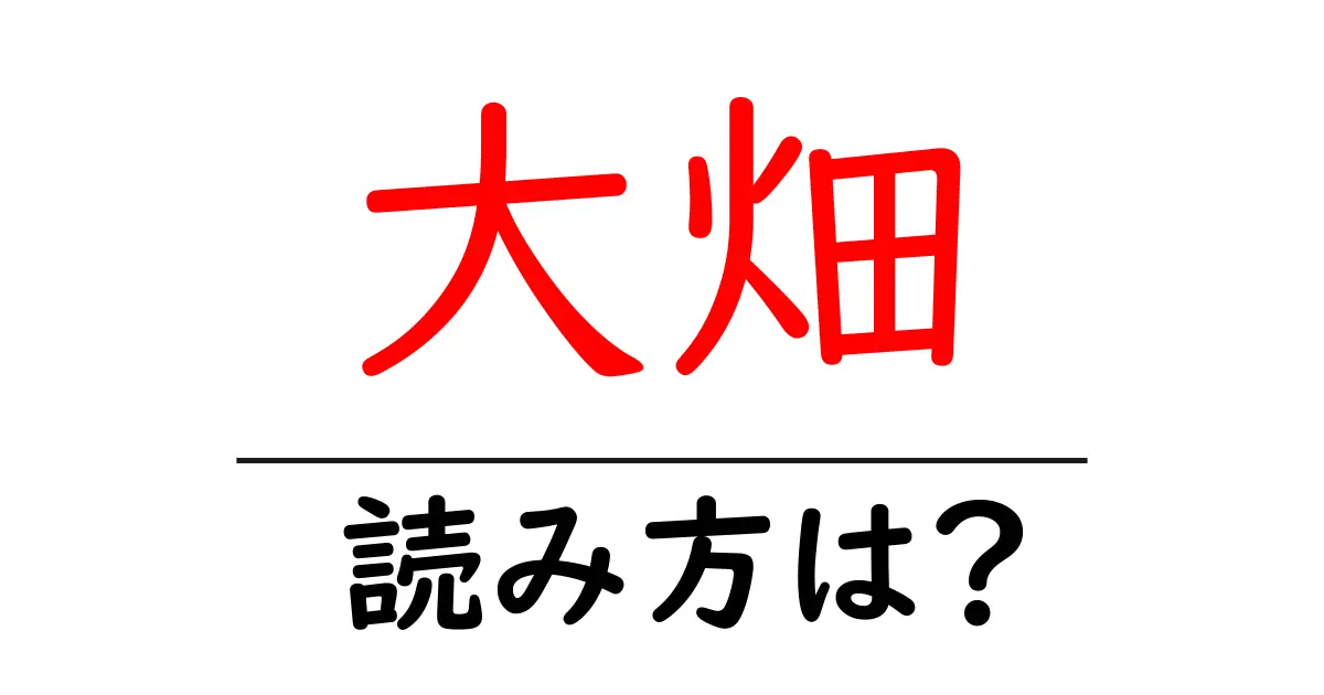 大畑駅の読み方は?鉄道の駅名の読み方を解説