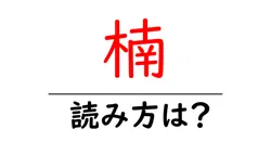 楠の読み方は？難読語の読みと意味を解説