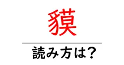 貘の読み方は？難読語の読みと意味を解説