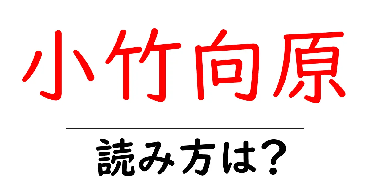 小竹向原駅の読み方は?鉄道の駅名の読み方を解説