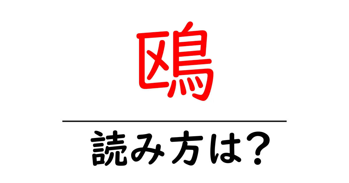 鴎の読み方は？難読語の読みと意味を解説